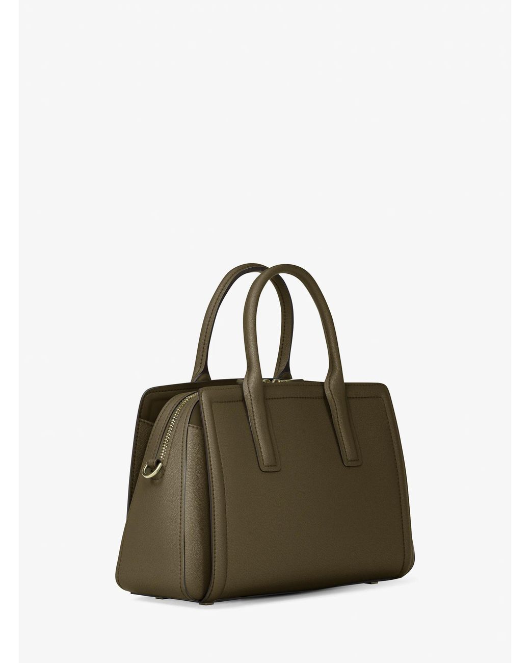 MICHAEL Michael Kors Green Mk Laila Medium Leather Satchel