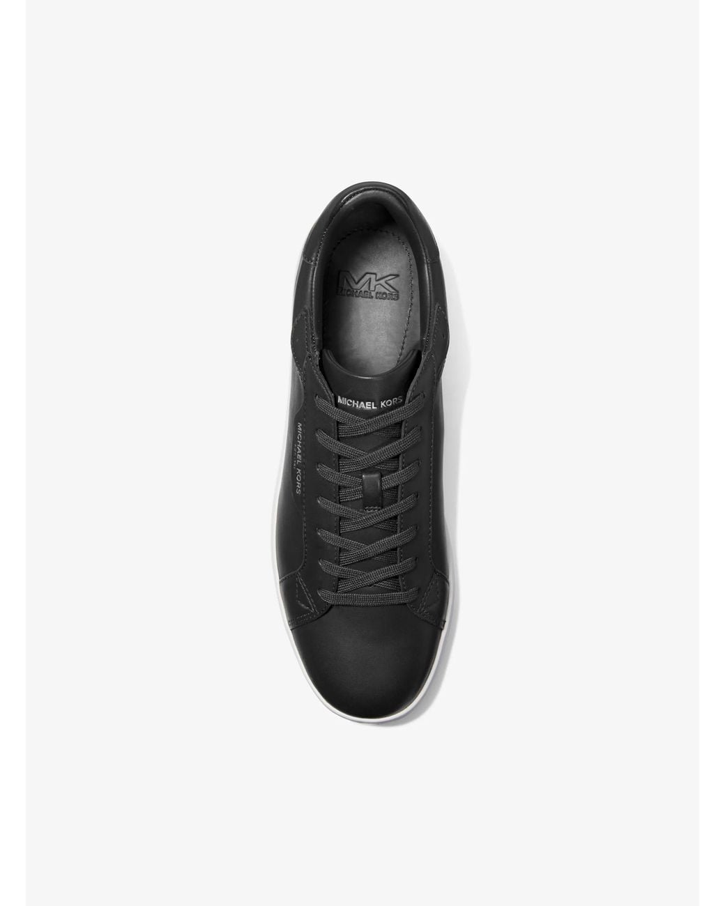 Michael Kors Black Keating Lace Up Lace-Up Boots, Leather/Rubber/Textile for men