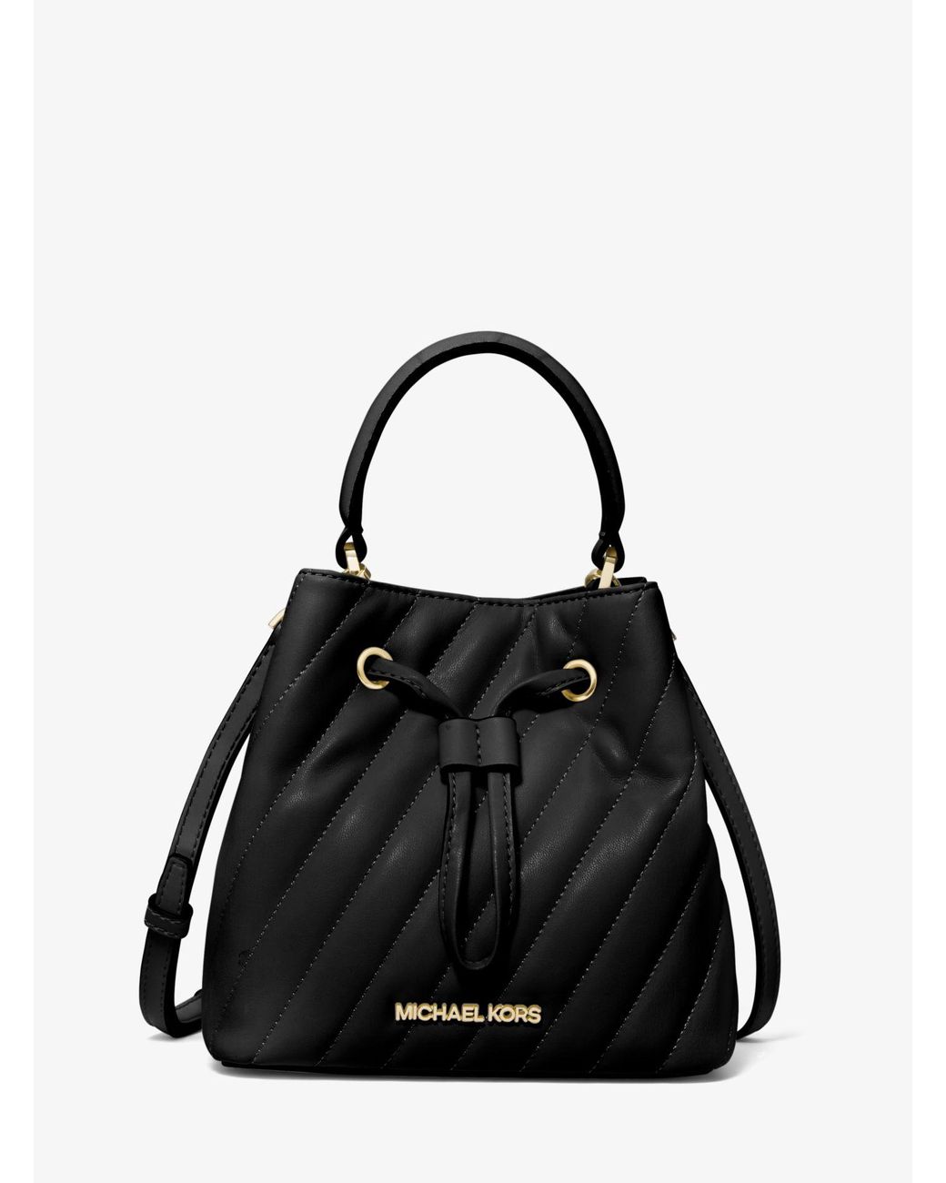 Michael Kors Suri Small Quilted Crossbody Bag in Black Lyst