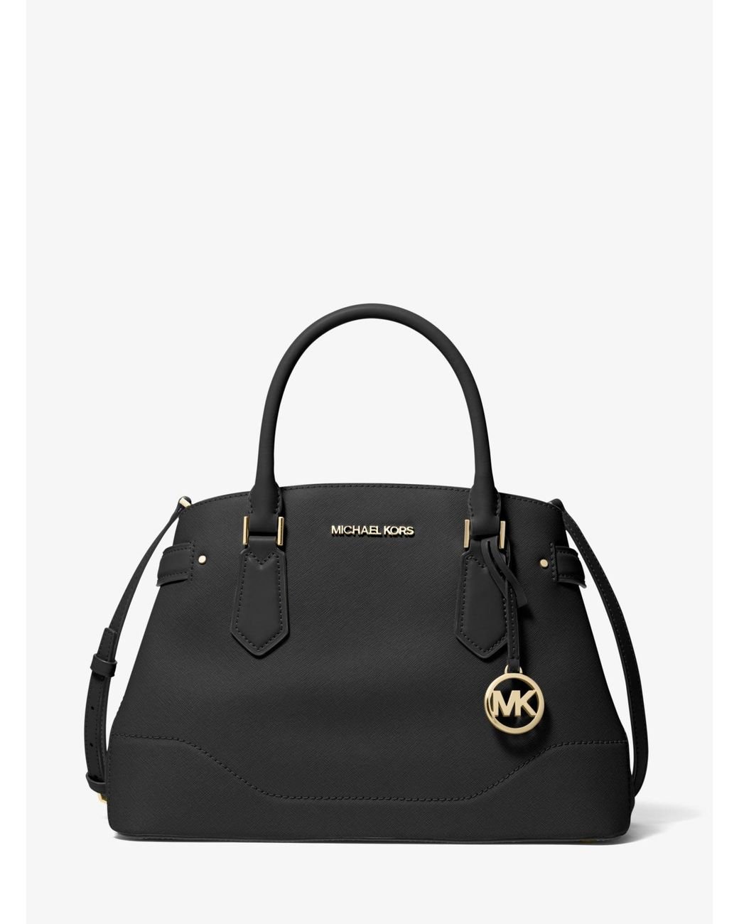 Michael kors top black saffiano satchel