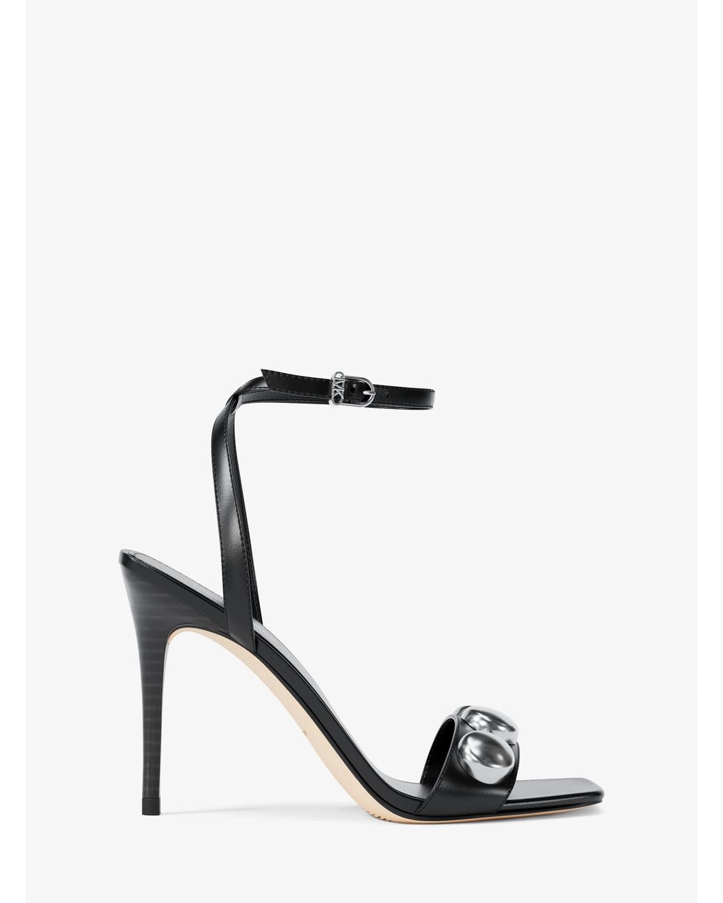 MICHAEL Michael Kors Black Mk Liana Studded Leather Sandal