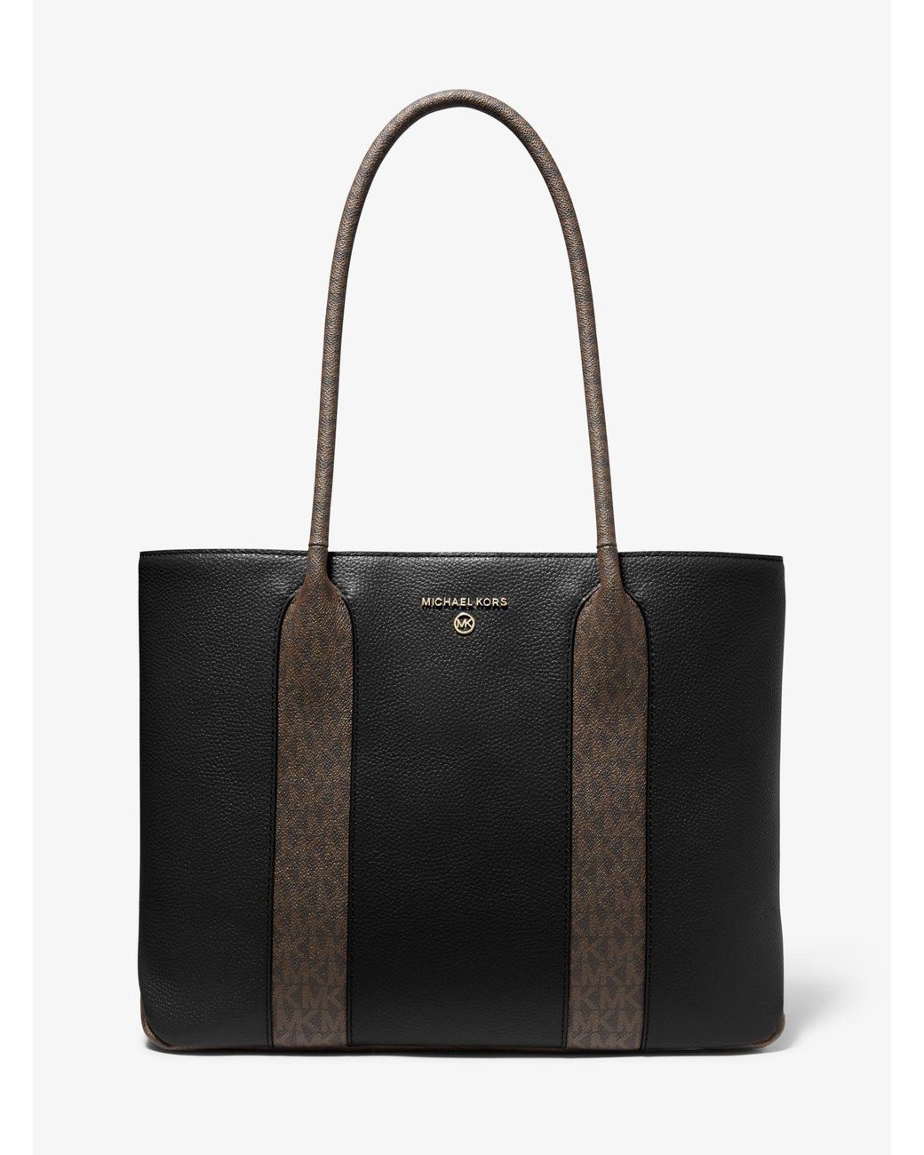 MICHAEL Michael Kors Austin Large Pebbled Leather And Logo Tote