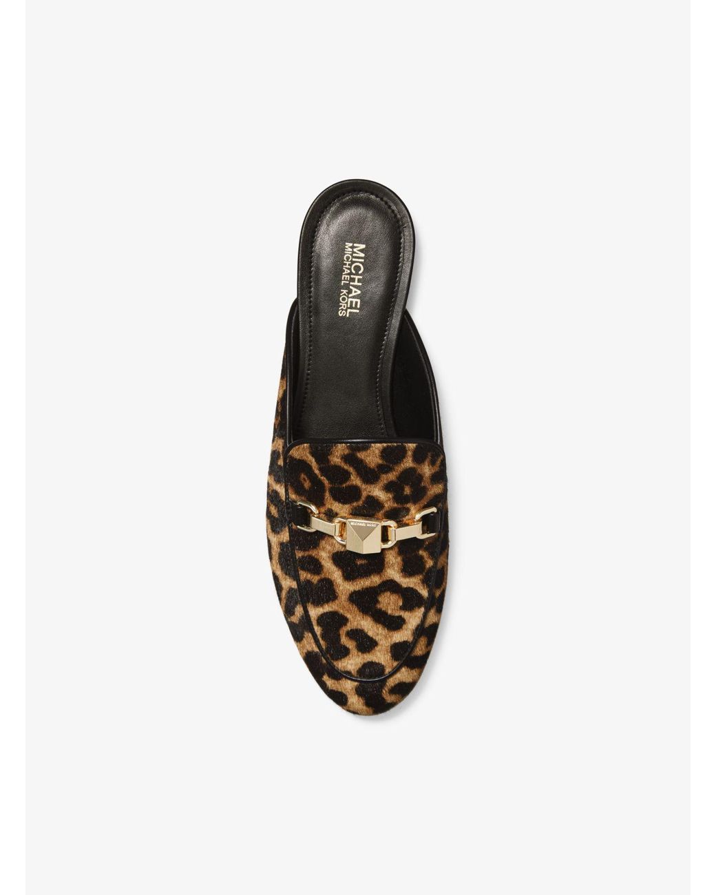 michael kors leopard mules