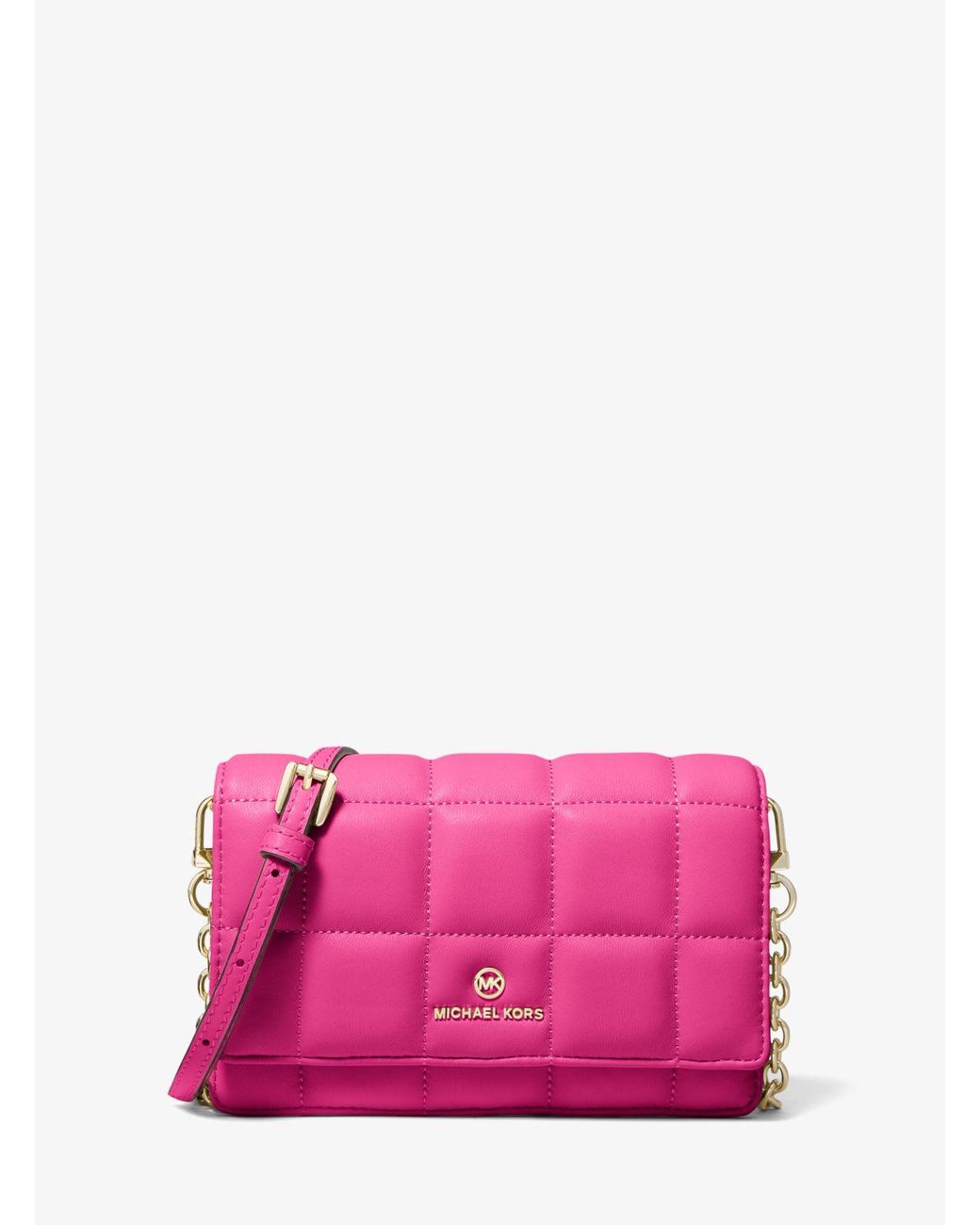 MICHAEL Michael Kors Small Quilted Leather Smartphone Crossbody Bag Lyst UK