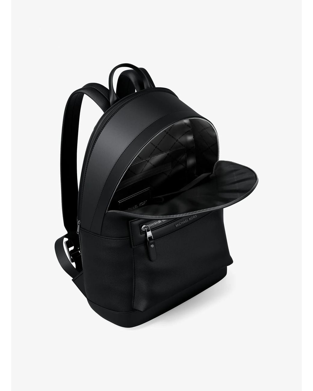 Michael Kors Black Mk Jet Set Nylon Backpack for men