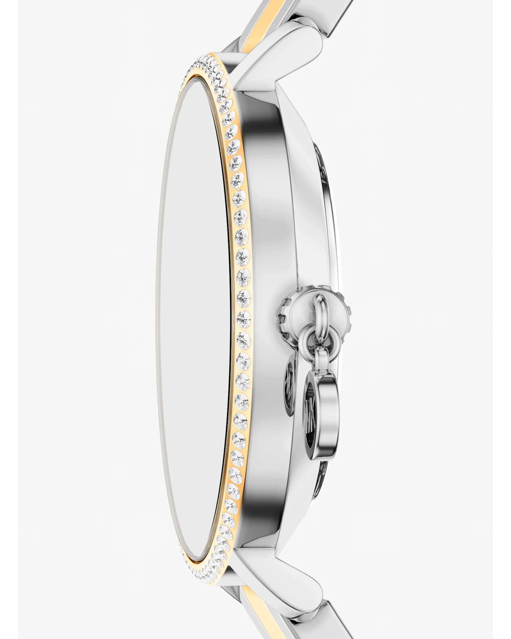 Michael Kors Metallic Mini Pyper Pavé Two-Tone Watch