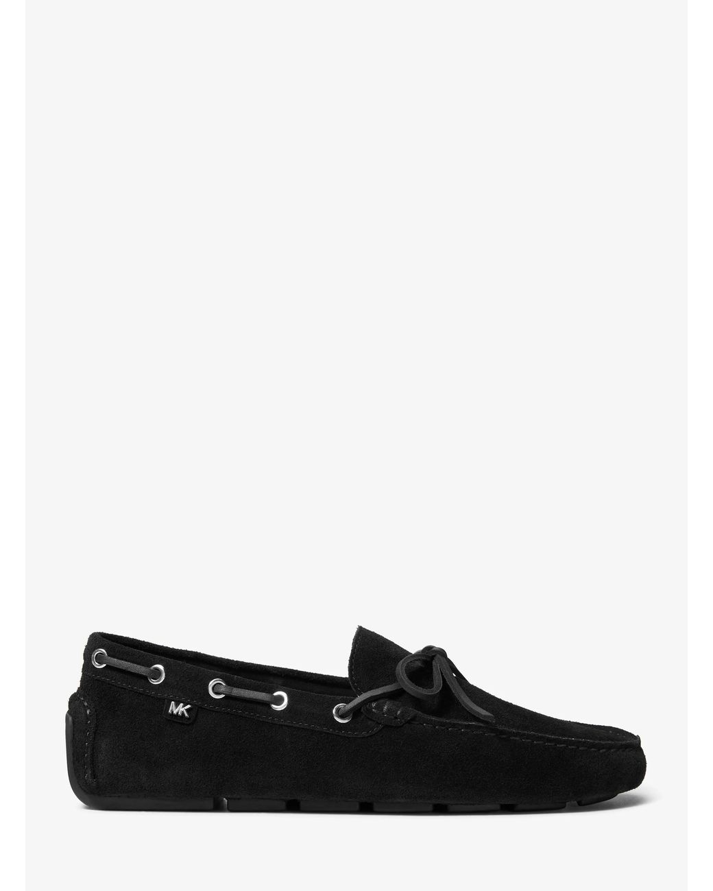 Michael Kors Black Mk Sayer Suede Moccasin for men
