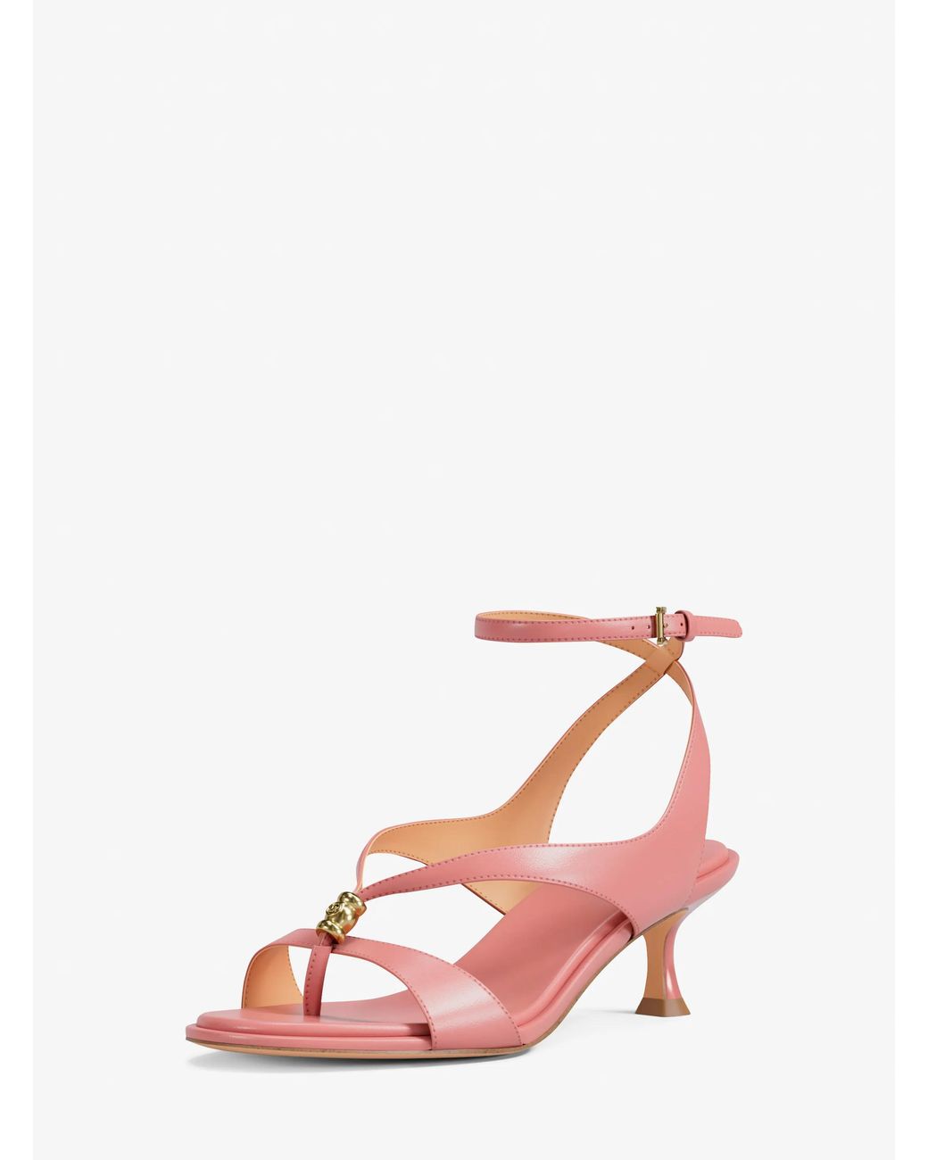 Michael Kors Pink Michael Kors Cherie Leather Sandal