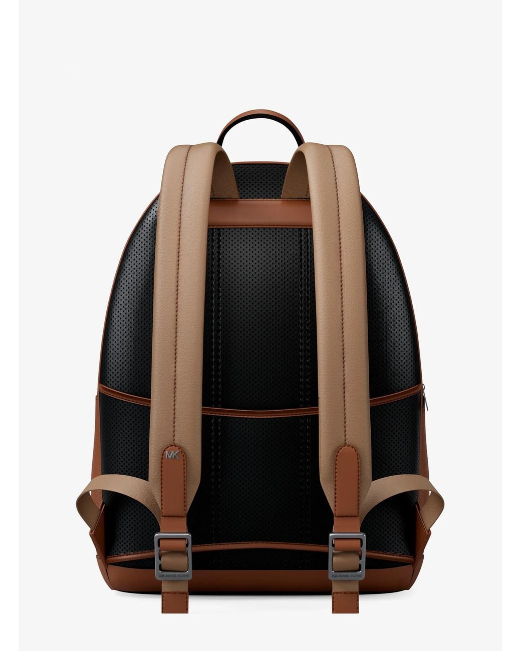Michael Kors Brown Jet Set Pebbled Leather Backpack for men