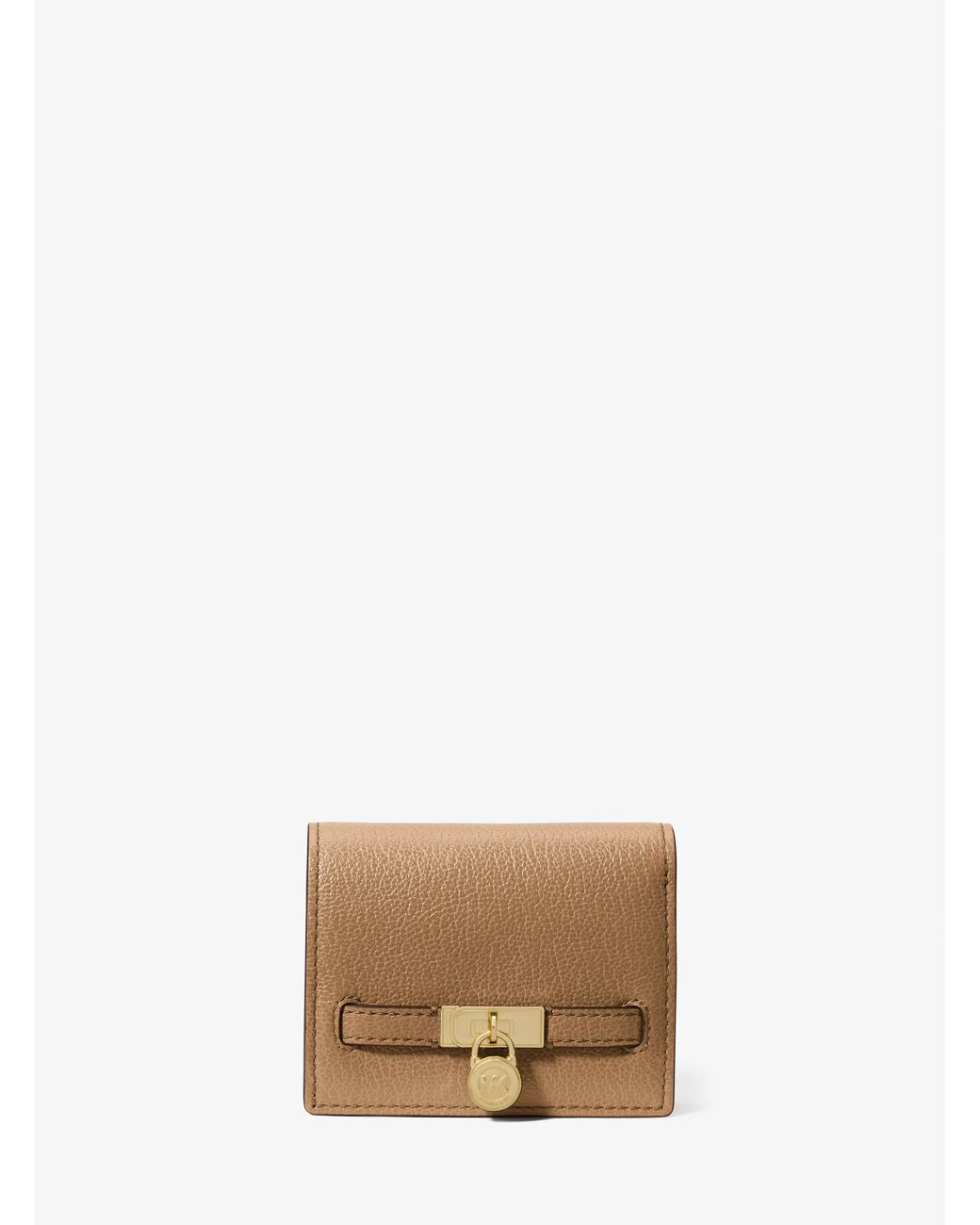 MICHAEL Michael Kors Natural Mk Hamilton Moderne Small Leather Wallet