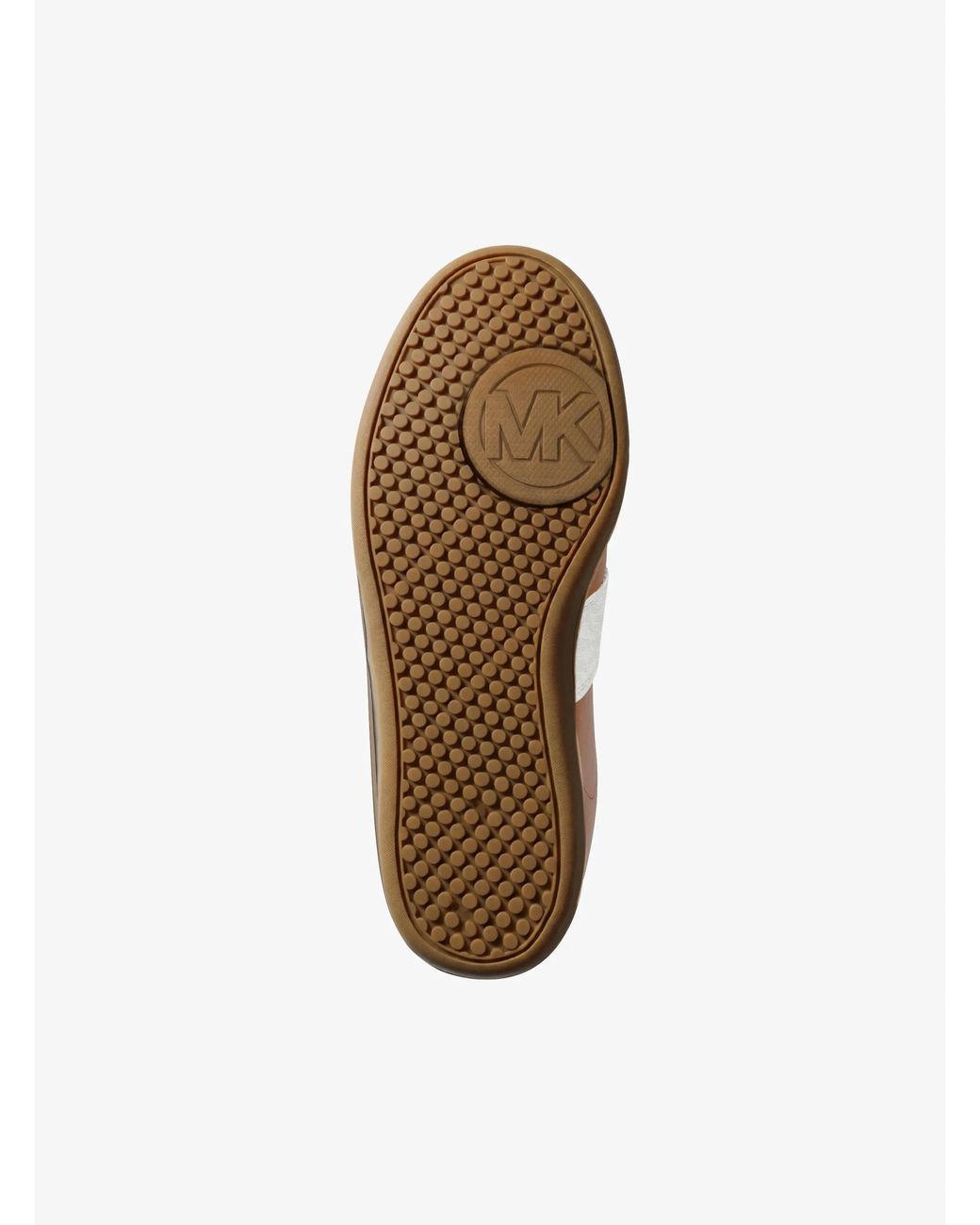 MICHAEL Michael Kors Brown Mk Jovie Leather And Signature Logo Trainers