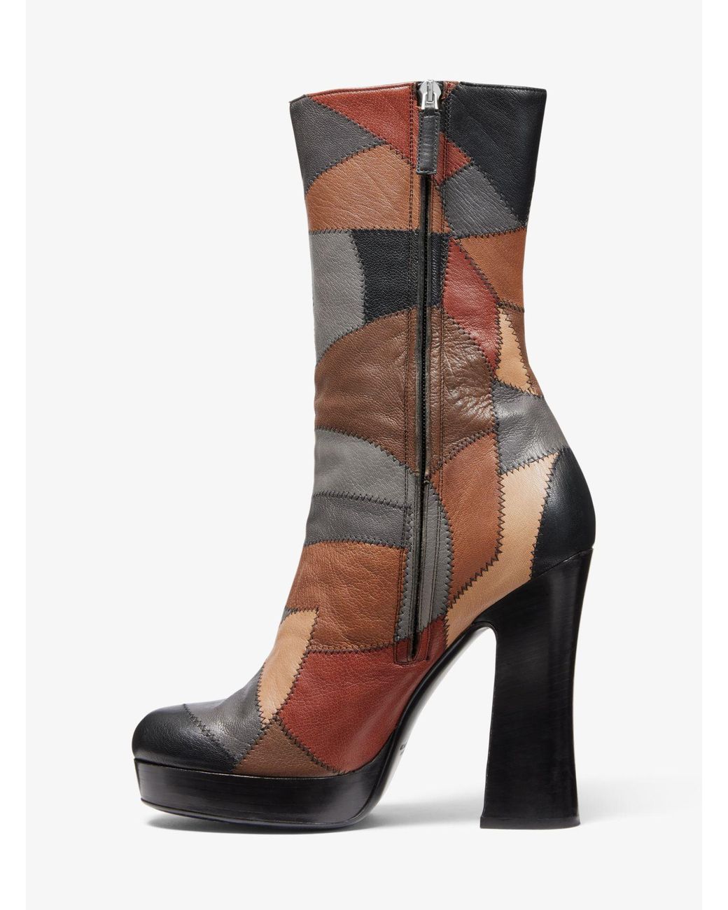 michael kors patchwork boots