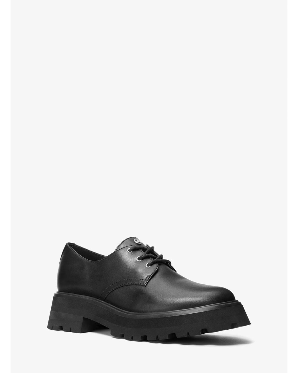 MICHAEL Michael Kors Black Michael Kors Loden Leather Oxford