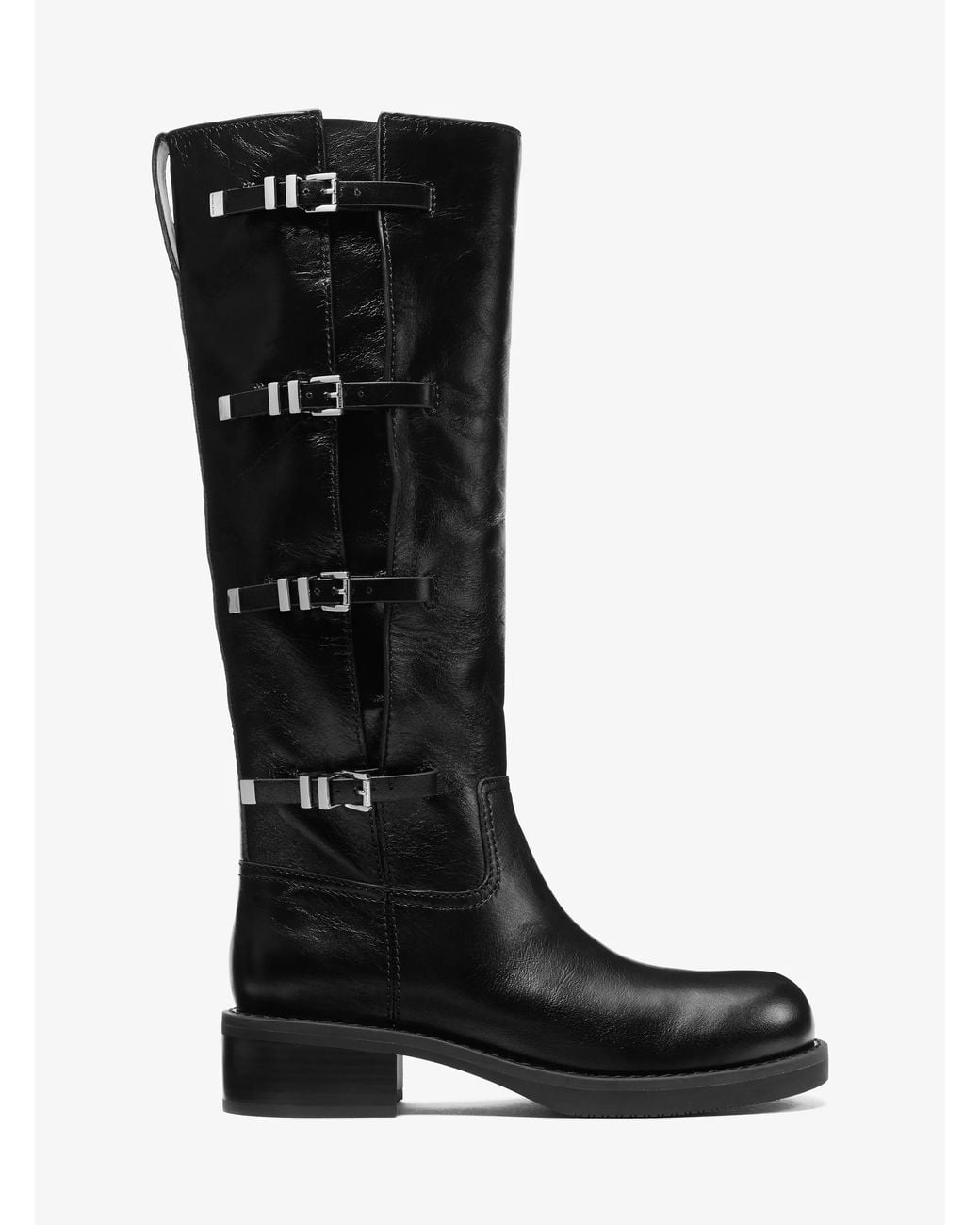 MICHAEL Michael Kors Black Mk Darrington Leather Boot
