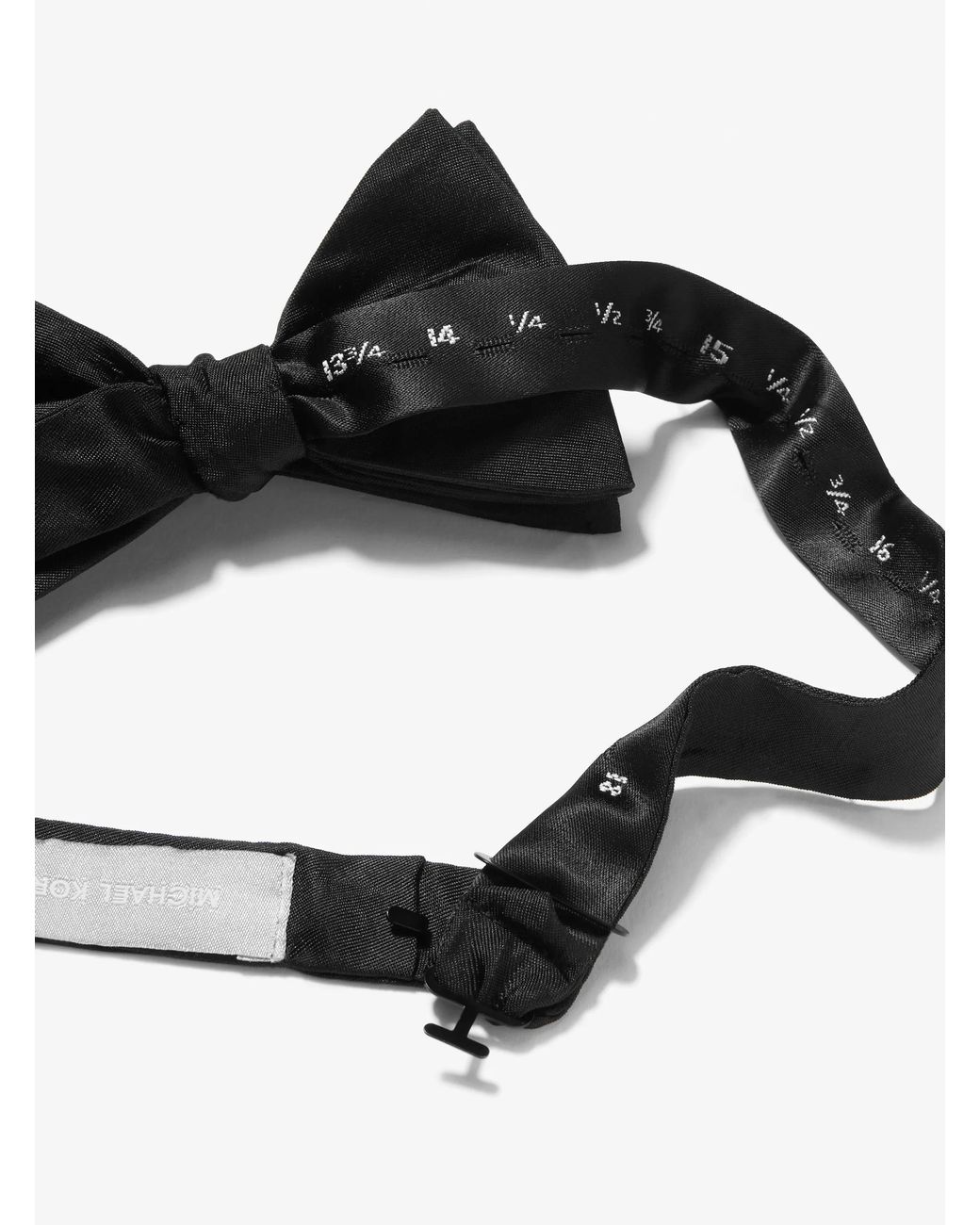 Michael Kors Black Mk Silk Bowtie for men