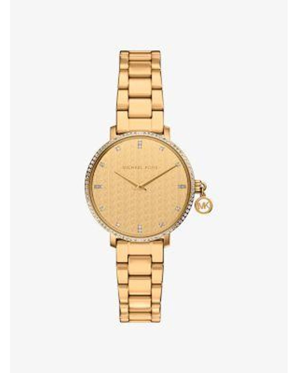 Michael Kors Metallic Mini Pyper Pavé-Tone Watch