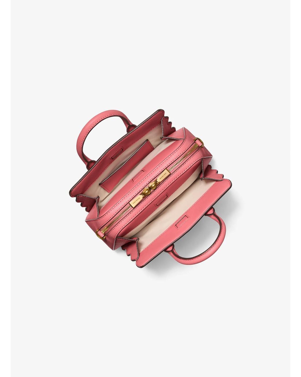 Michael Kors Pink Michael Kors Laila Extra-Small Pebbled Leather Convertible Crossbody Bag