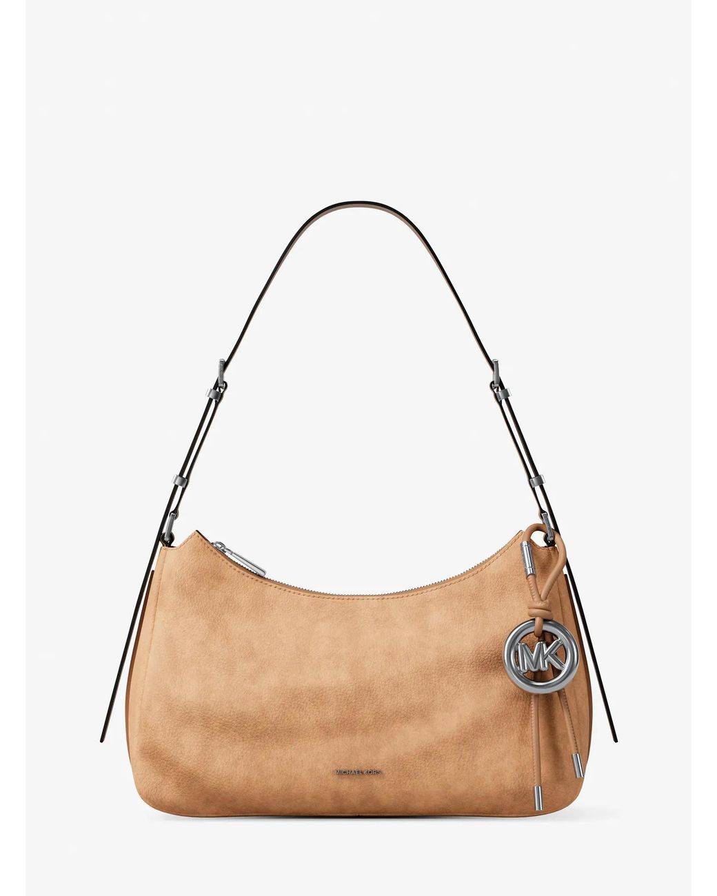 MICHAEL Michael Kors Natural Mk Nolita Medium Nubuck Shoulder Bag
