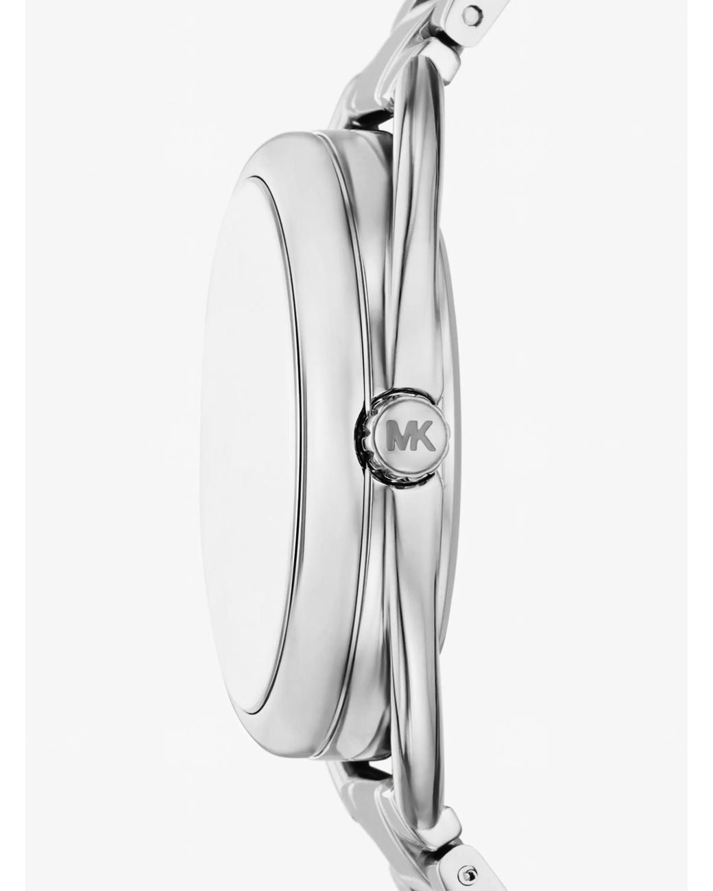 Michael Kors White Mk Mini Leia-Tone Watch