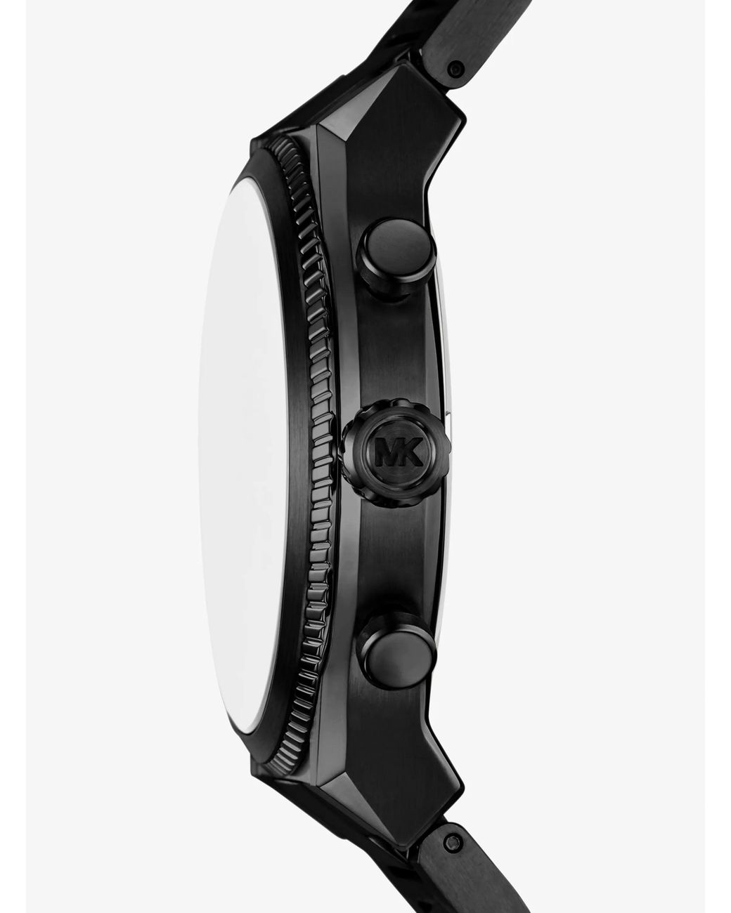 Michael Kors Black Oversized Panorama-Tone Watch for men