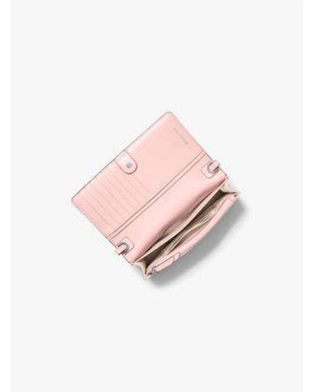 Michael Kors Pink Jet Set Small Phone Crossbody Bag