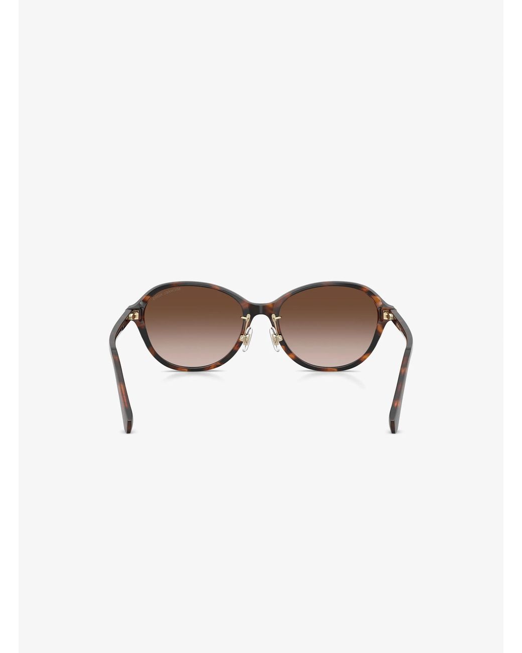 Michael Kors White Mk Half Moon Sunglasses