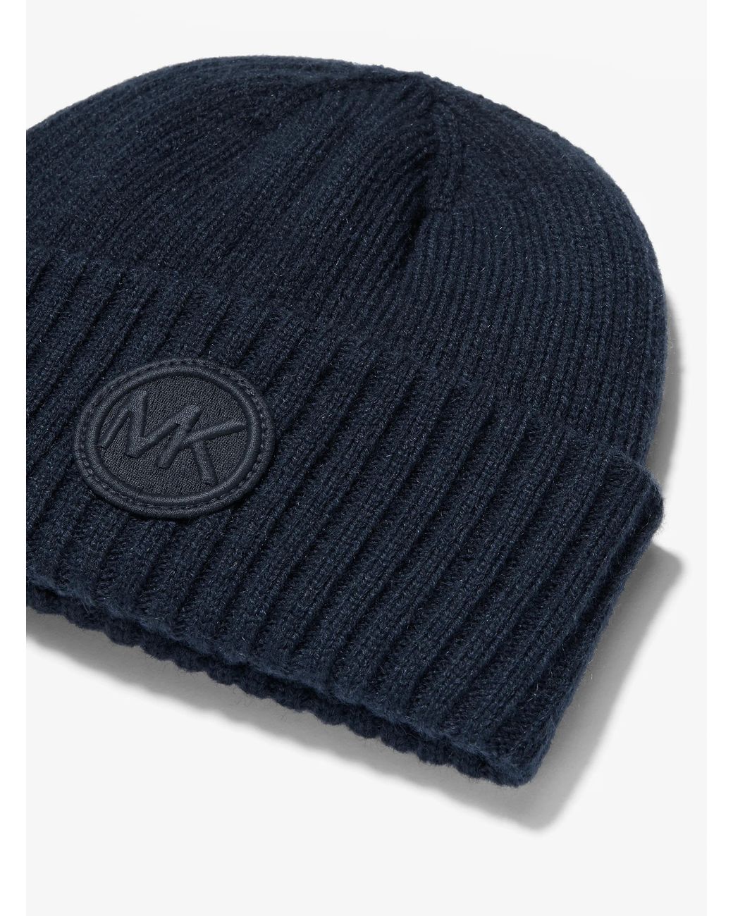 Michael Kors Blue Mk Knit Beanie for men