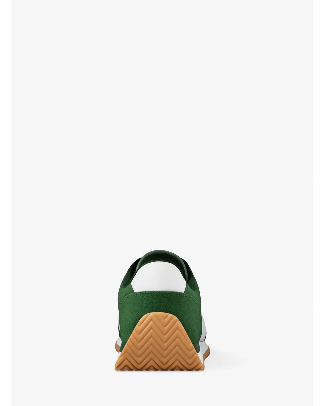 Michael Kors Green Mk Reign Suede Trainer for men