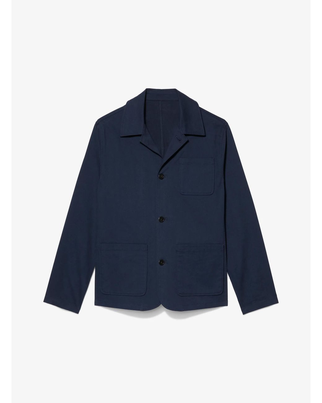 Michael Kors Blue Mk Cotton-And-Linen Blend Chore Coat for men