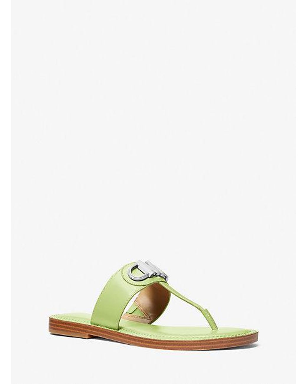 Green michael kors store sandals