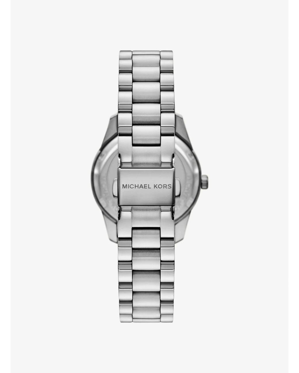 Michael Kors White Mk Mini Lexington Pavé-Tone Watch