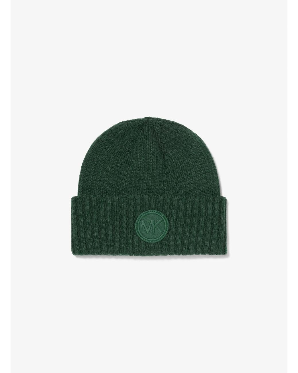 Michael Kors Green Mk Knit Beanie for men