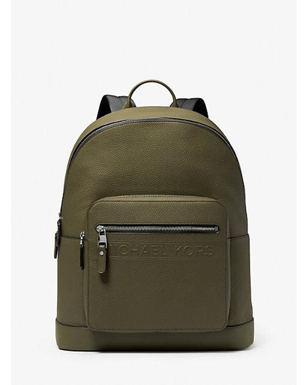 Michael Kors Mk Hudson Leather Commuter Backpack in Green for Men Lyst
