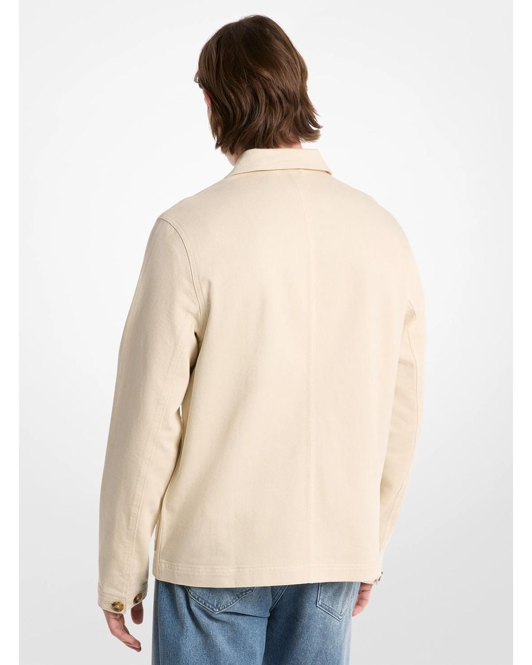 Michael Kors Natural Michael Kors Denim Chore Jacket for men
