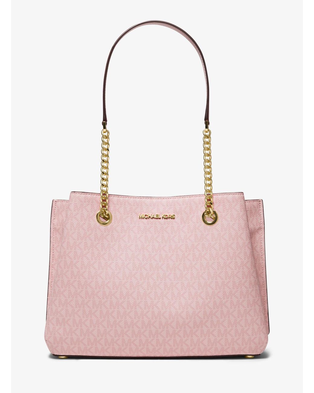 Michael Kors Teagan Large Logo Shoulder Bag Lyst