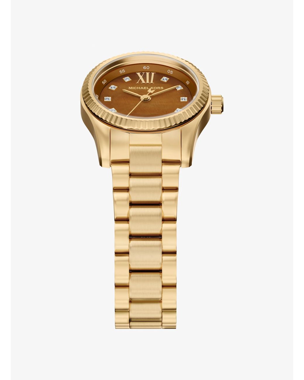 Michael Kors Metallic Petite Lexington Pavé-Tone Watch