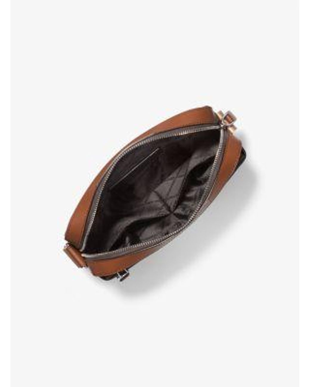 Michael Kors Mk Hudson Pebbled Leather Utility Crossbody Bag in Brown for Men Lyst UK