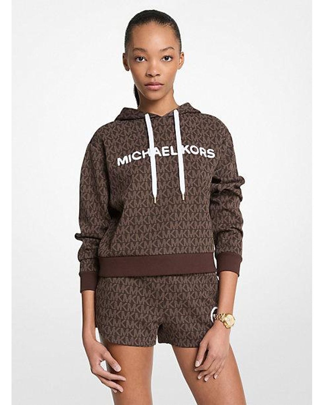 michael-kors-Brown-Signature- 