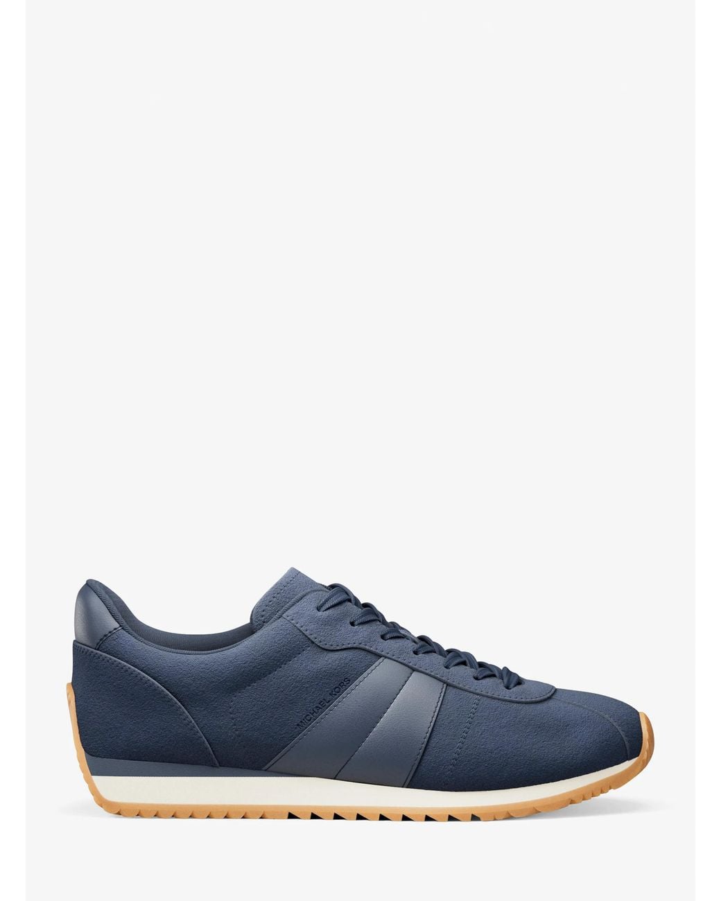 Michael Kors Blue Mk Reign Suede Trainer for men