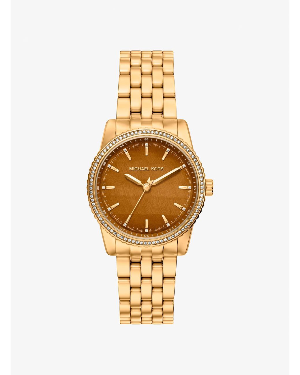 Michael Kors Metallic Mk Bryant Pavé-Tone Watch