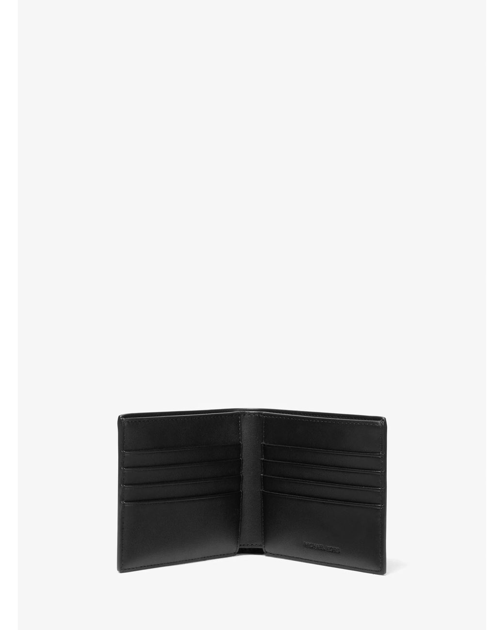 Michael Kors White Mk Signature Logo Wallet And Belt Gift Set for men