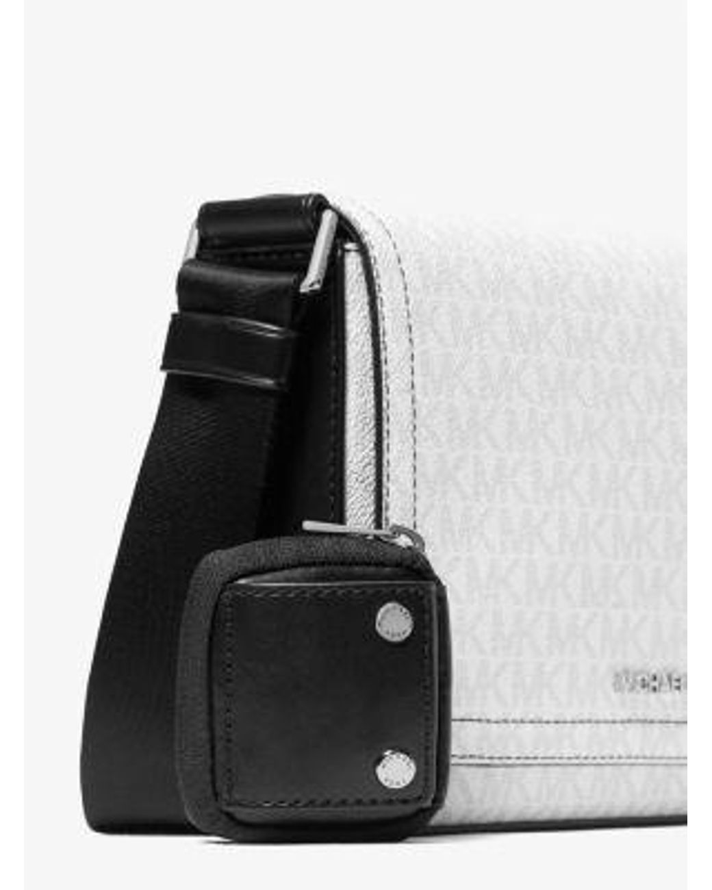 Michael Kors Cooper Mini Signature Logo Crossbody Bag With Michael Kors Cooper Mini Signature Logo Crossbody Bag With