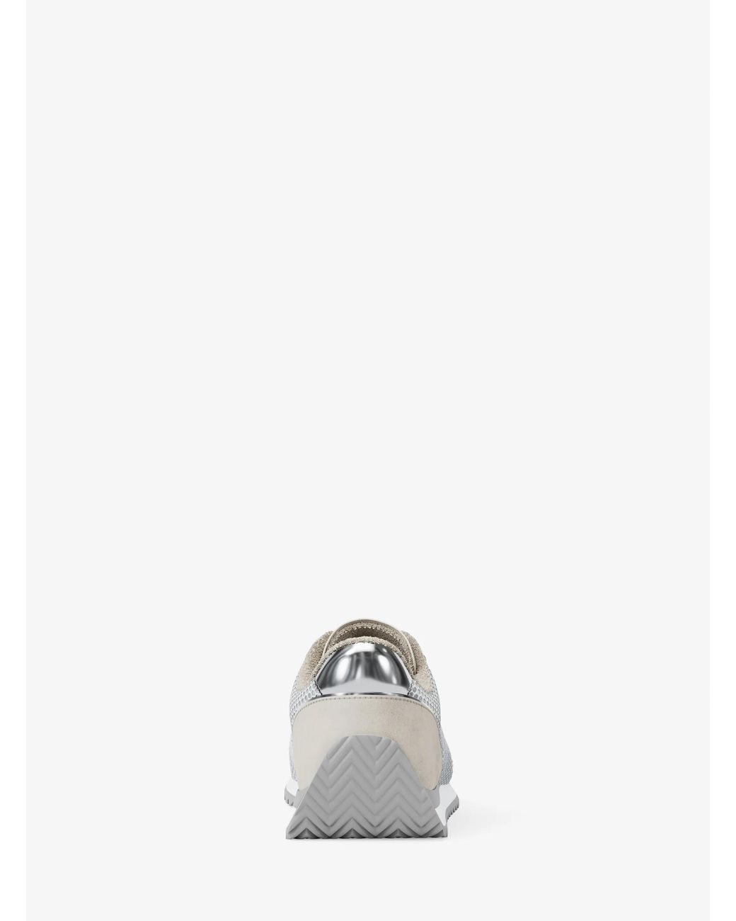 MICHAEL Michael Kors White Mk Rhodes Mixed-Media Trainers for men