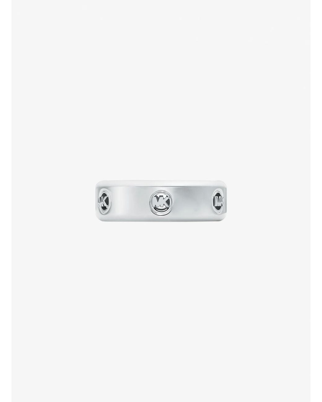 Michael Kors White Logo Ring