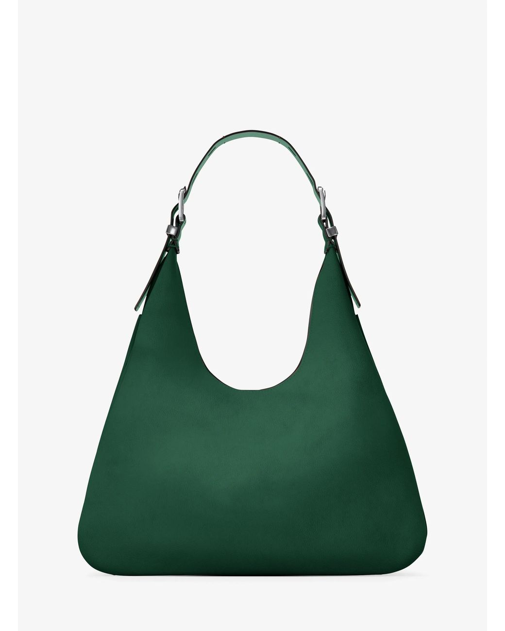 MICHAEL Michael Kors Green Mk Nolita Large Nubuck Hobo Shoulder Bag