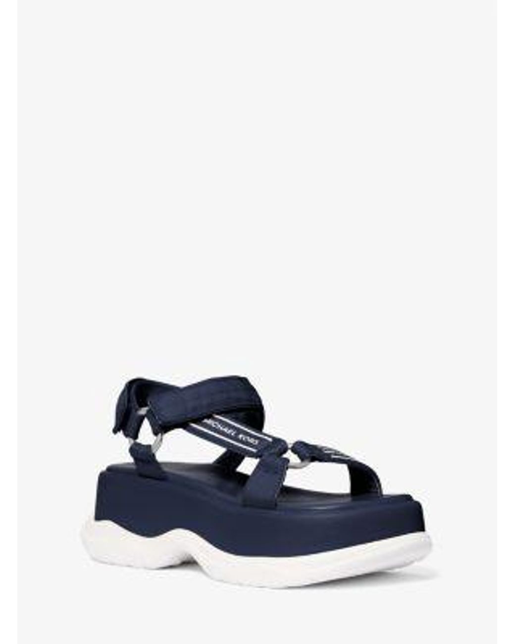 Michael Kors Katrina Nylon Sport Sandal in Blue | Lyst