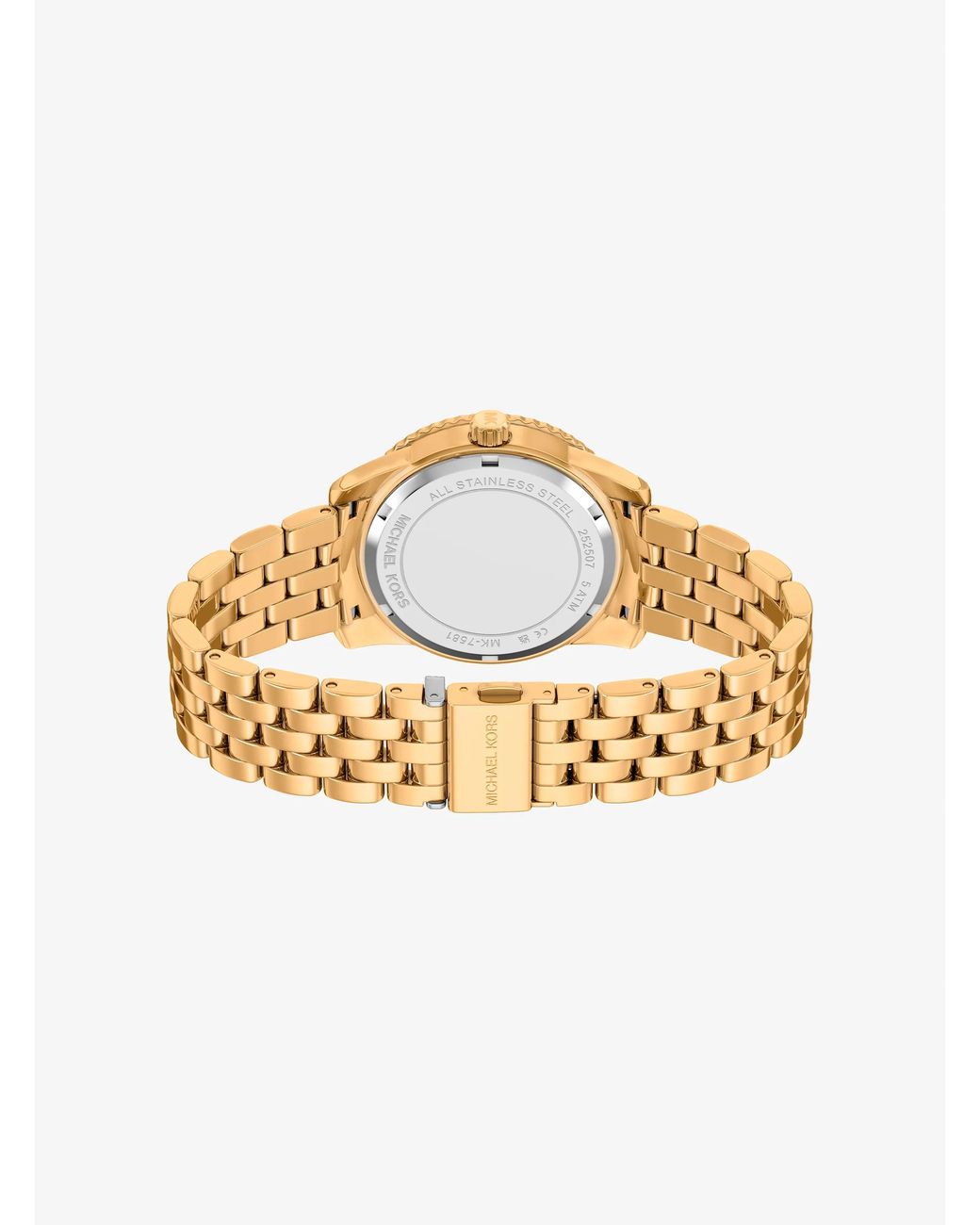 Michael Kors Metallic Mk Bryant Pavé-Tone Watch