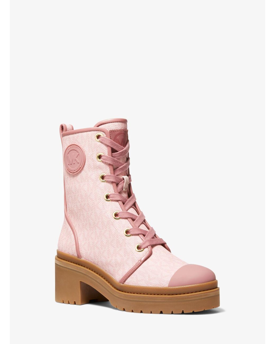 corey logo combat boot michael kors