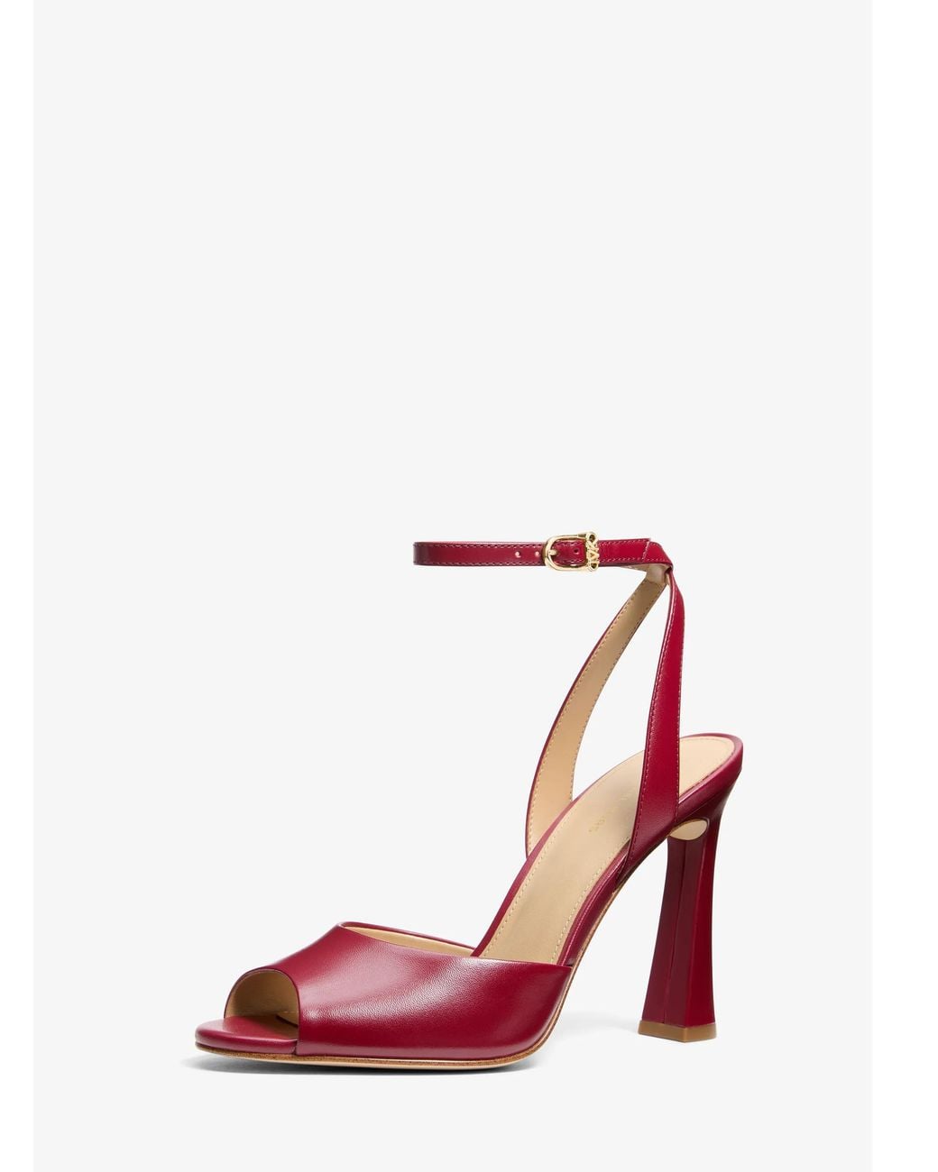 MICHAEL Michael Kors Red Michael Kors Rosie Leather Sandal