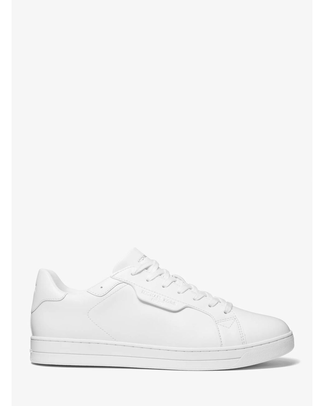 Michael Kors White Michael Kors Keating Leather Sneaker for men